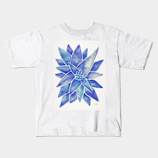 Blue Aloe Vera Kids T-Shirt